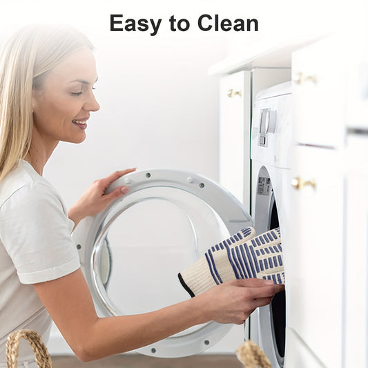 The Original Oven Gloves - Heat Resistant & Non-Slip Cooking Mitts for BBQ, Grilling, Baking, and Smoker Fireplace with Quilted Lining & Long Cuffs for Comfort & Protection, Heatresistant Mitts | Stylish Cooking Mitts | Quilted Lining Gloves